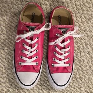 Women’s Pink Low-Top Converse Sneakers